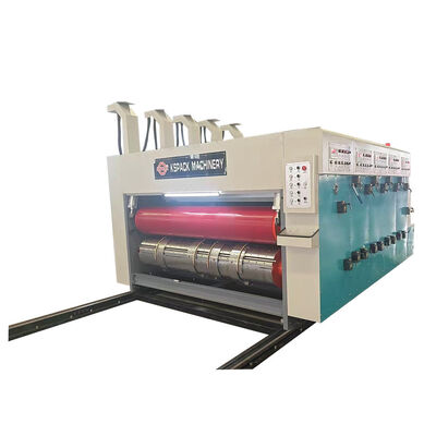 Chain Feeding Flexo Ink Corrugated Cardboard Printing Slotting and Rotary Die Cutting Machine