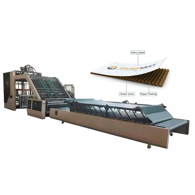 Macchina di laminazione automatica ad alta velocità da foglio a foglio per cartone ondulato