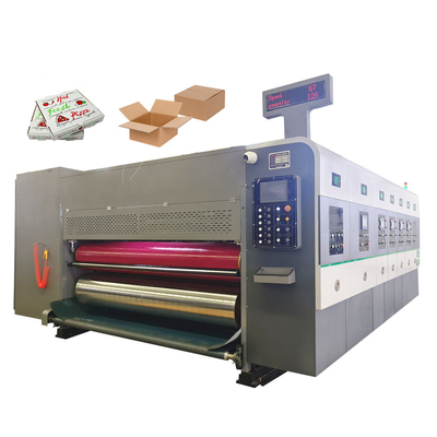 Macchina di stampa a scatole flessibile corrugata computerizzata 4 colori